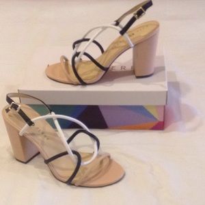 Multicolor Neutral Strappy Sandals